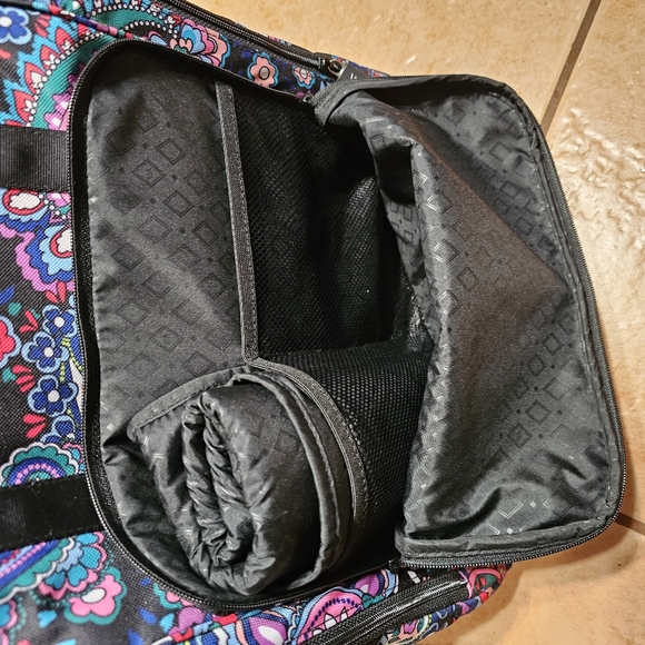 RARE Vera Bradley Paisley Diaper Bag Backpack - Picture 6 of 10